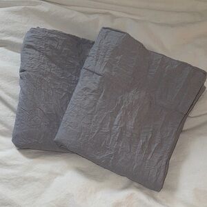 Light Grey Curtains 84” length 2 panel set *other 2 in different listing*